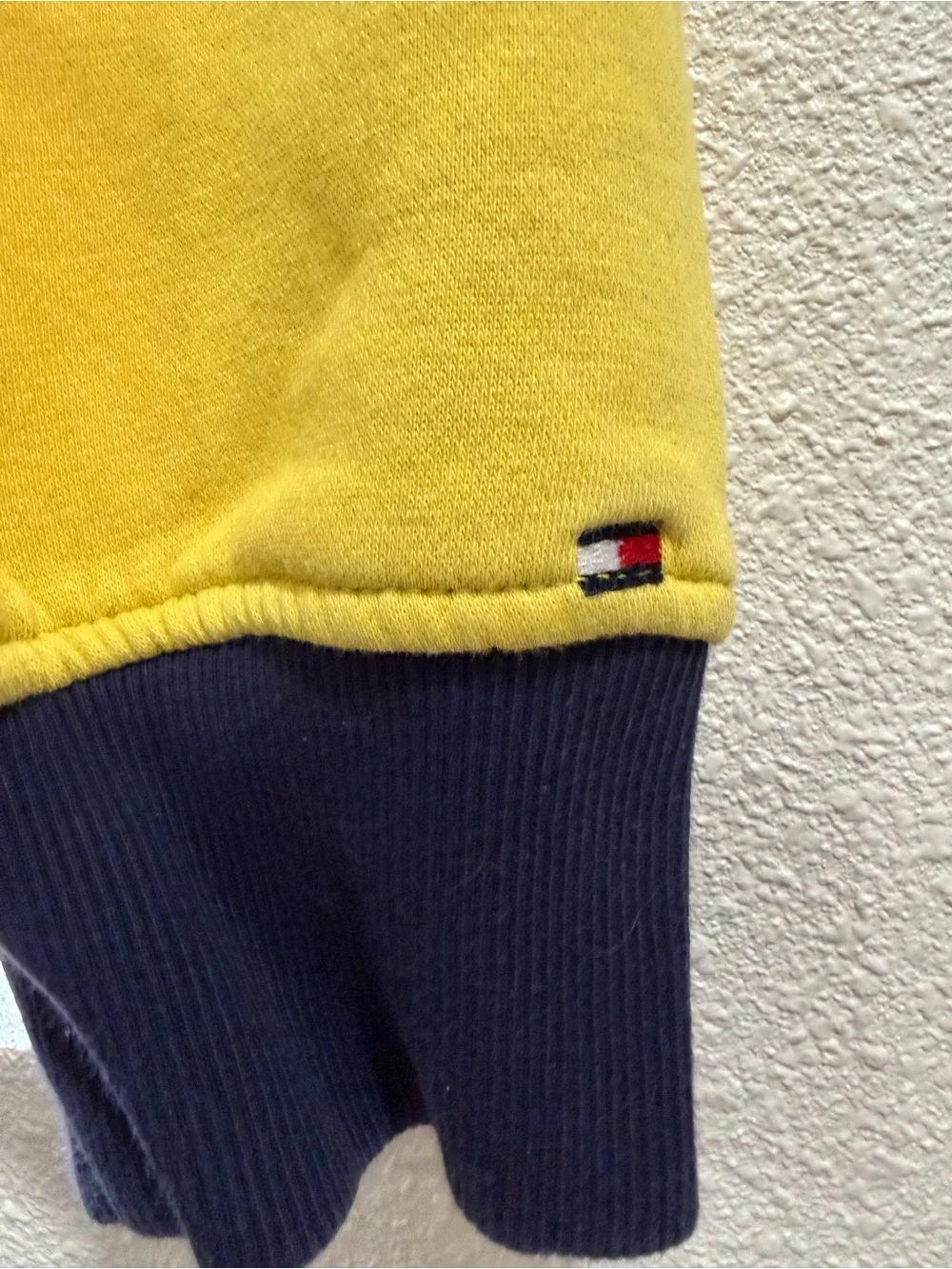 Tommy Hilfiger Yellow, Red & White Logo Crewneck Sweatshirt